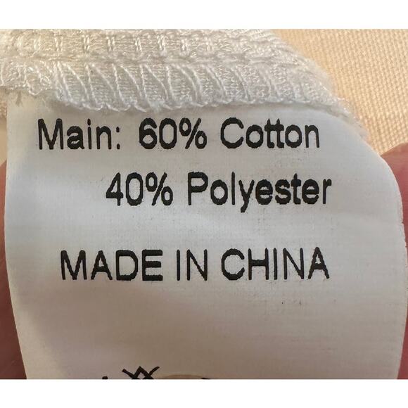 Charms Fashion Choker Crop Top V-Neck Rings on Each Side White M - Picture 14 of 15